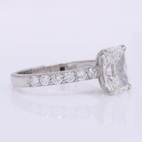 2.44 Carats Lab Grown Diamond 950 Platinum Ring