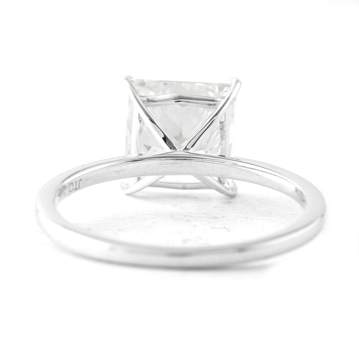 3.04 Carats Lab Grown Diamond 14K Gold Ring