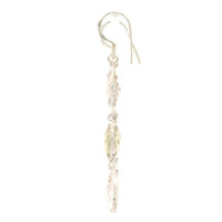 9.40 Ct Rose Quartz, Lemon Quartz 925 Sterling Silver Earrings
