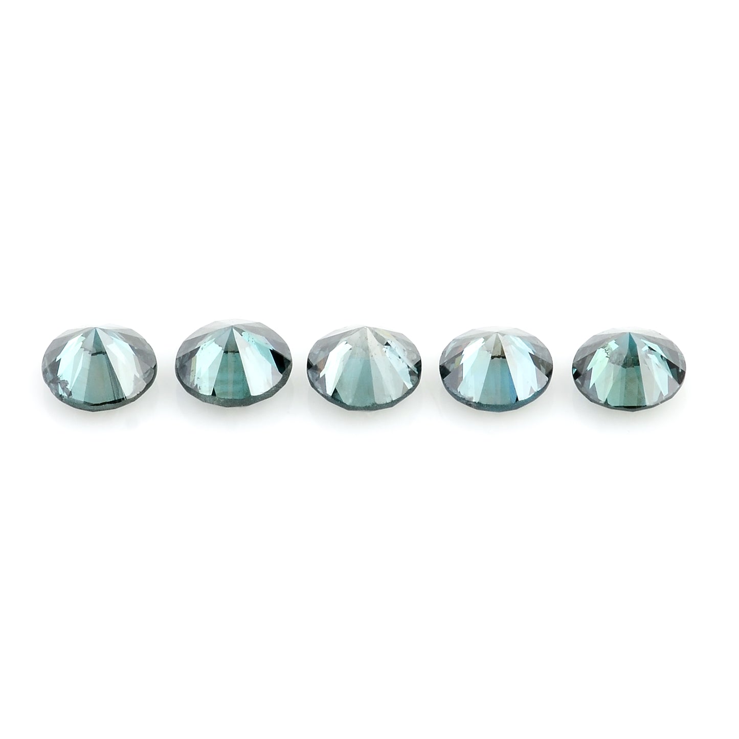 0.50 Blue Diamond Round Loose Gemstone