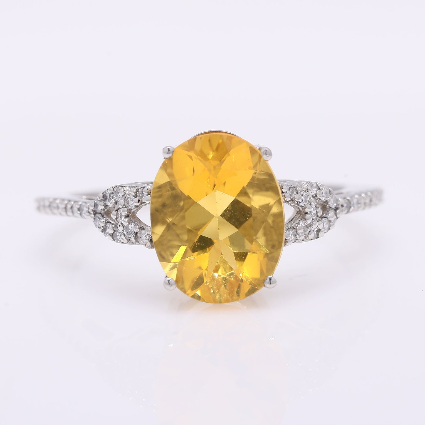 1.79 Ct Oval Mixed Cut Natural Fire Opal 950 Platinum Ring