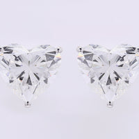 5.94 Carats Lab Grown Diamond 14K Gold Earrings