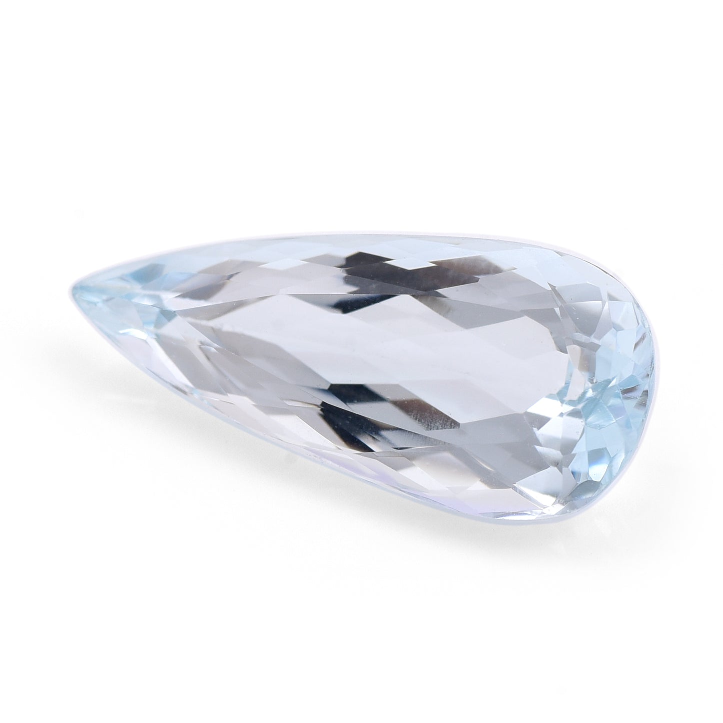 5.4 Natural Beryl Aquamarine Pear Mixed Cut Gemstone