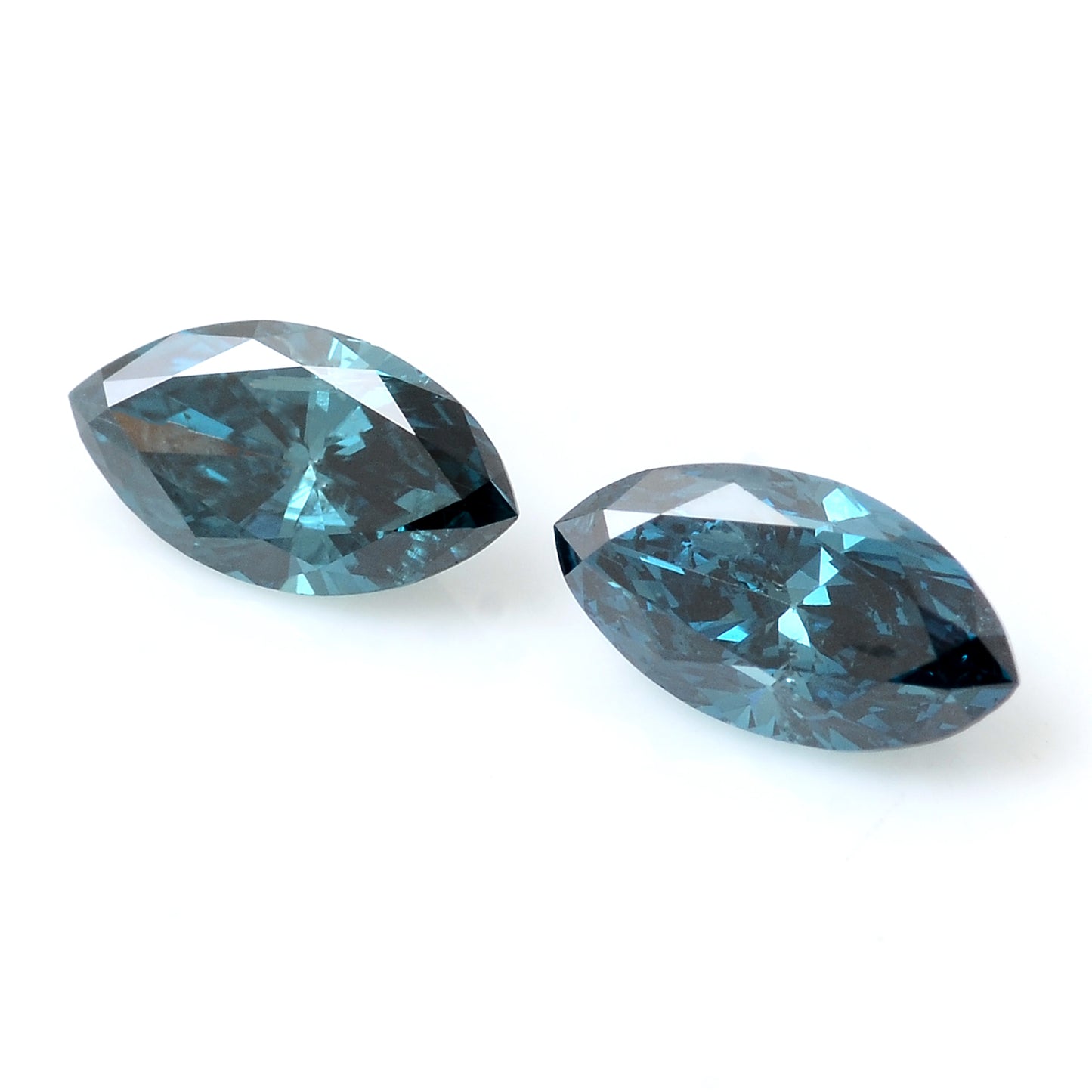 0.60 Carat Blue Diamond Marquise Loose Gemstone