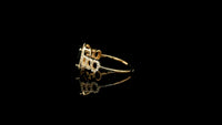 2.19 Ct Oval Natural Sapphire 14K Gold Ring