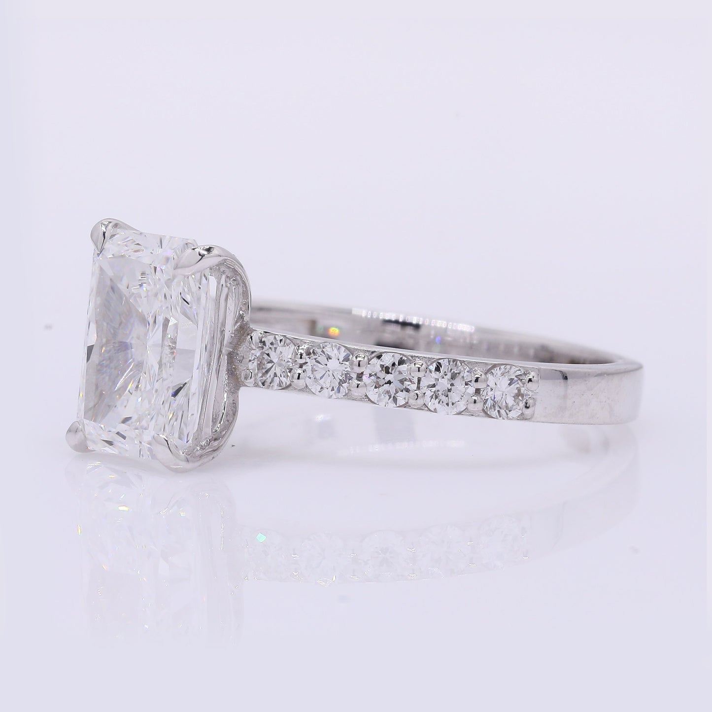 2.31 Carats Lab Grown Diamond 14K Gold Ring