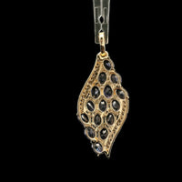 2.40 Ct Oval Tanzanite 14K Gold Pendant