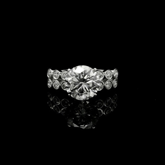 2.38 Carats Lab Grown Diamond 14K Gold Ring