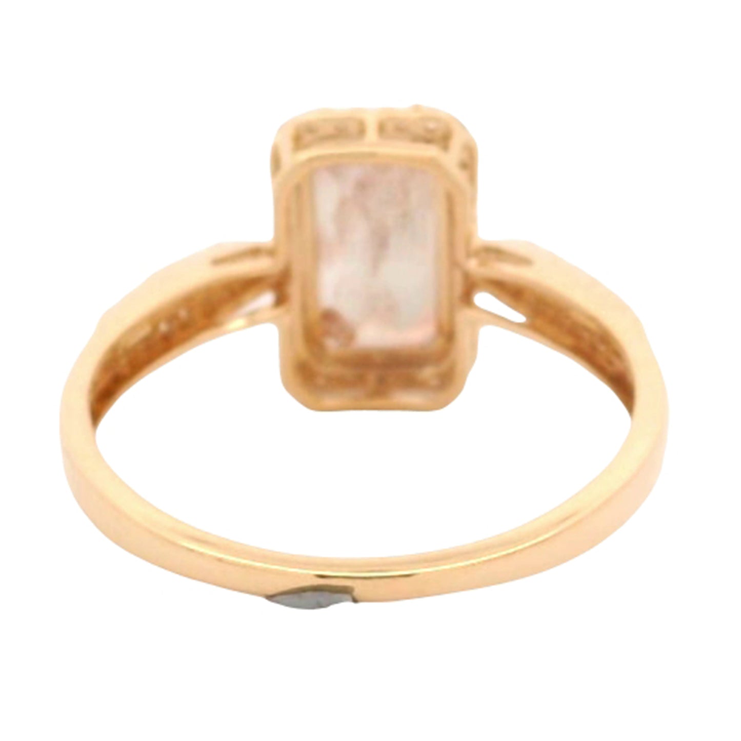 1.56 Ct Octagon Oregon Sunstone 14K Gold Ring