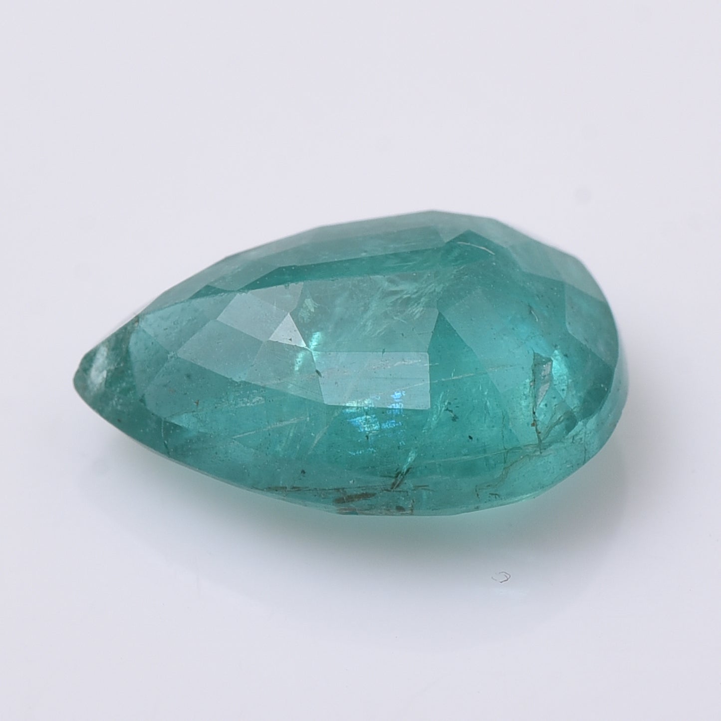 2.82 Natural Beryl Emerald Pear Mixed Cut Gemstone
