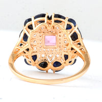 3.09 Ct Square Tourmaline 14K Gold Ring