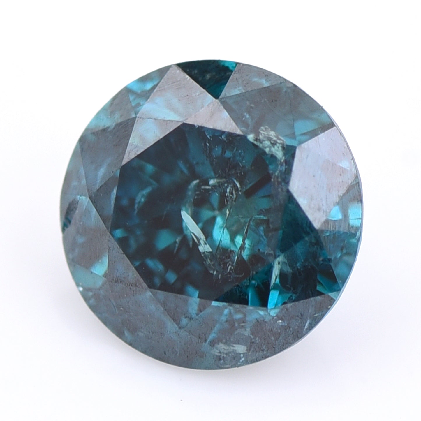 0.37 Blue Diamond Round Loose Diamond