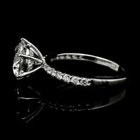 3.21 Carats Lab Grown Diamond 14K Gold Ring