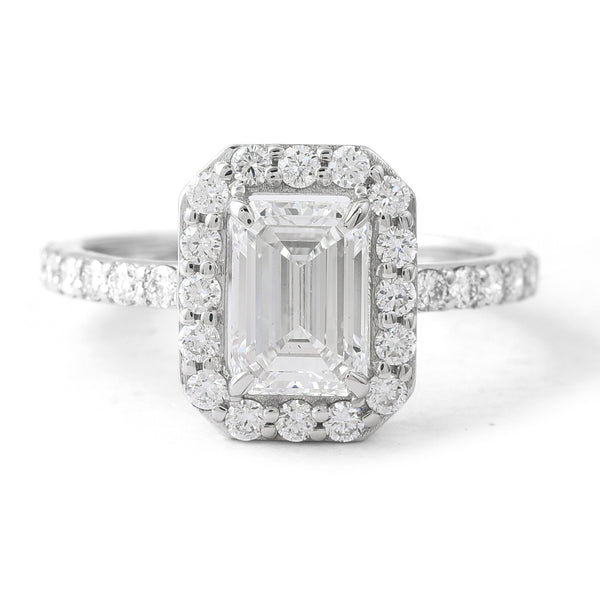 2.14 Carats Lab Grown Diamond 14K Gold Ring