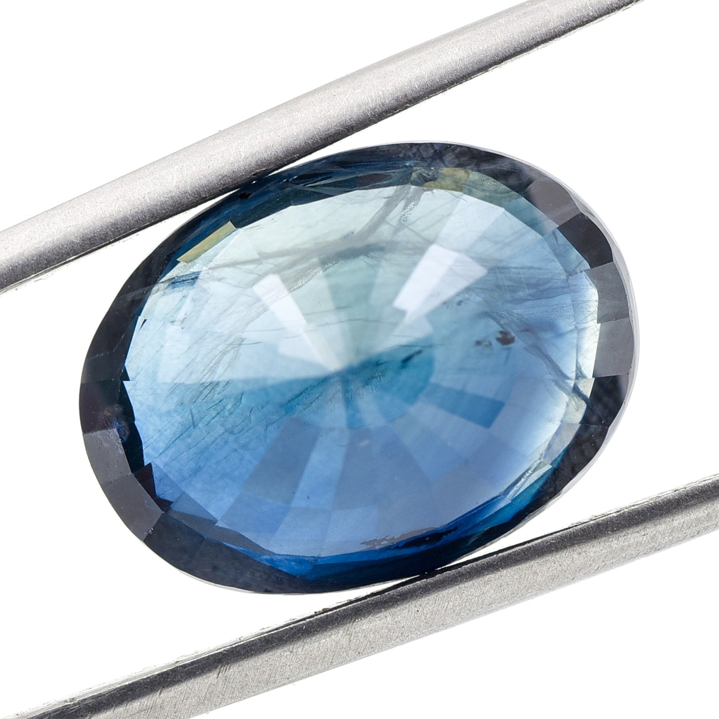16.12 Natural Corundum Sapphire Oval Mixed Cut Gemstone
