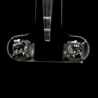 3.49 Carats Lab Grown Diamond 14K Gold Earrings
