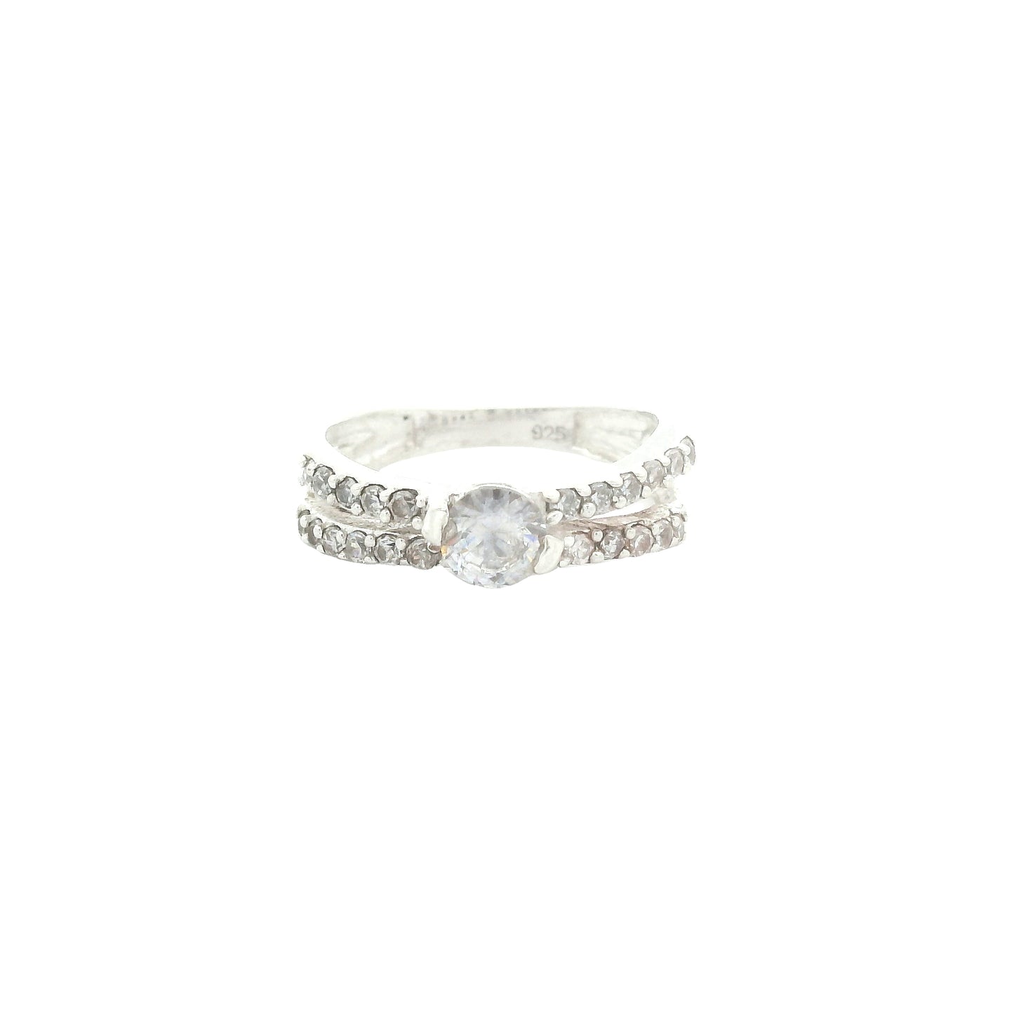 2.54 Ct Cubic Zirconia 925 Sterling Silver Ring