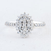 1.29 Ct Round Cubic Zirconia 925 Sterling Silver Ring