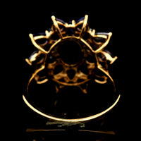 4.59 Ct Oval Tourmaline 14K Gold Ring