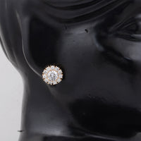 3.08 Carats Lab Grown Diamond 14K Gold Earrings