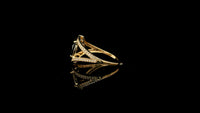 1.75 Ct Oval Natural Sapphire 14K Gold Ring
