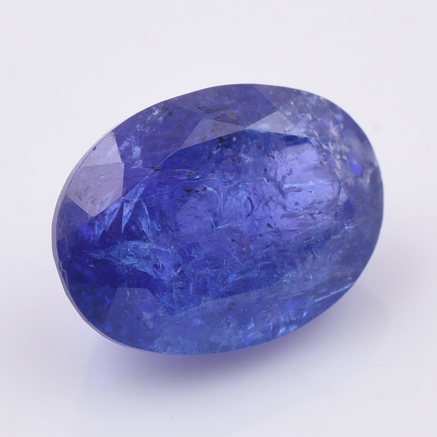 5.97 Natural Zoisite Tanzanite Oval Mixed Cut Gemstone