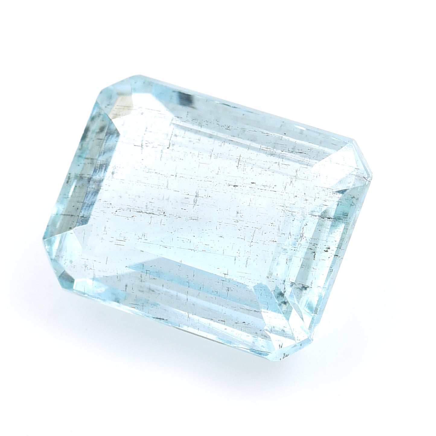 4.3 Natural Beryl Aquamarine Emerald Cut Gemstone