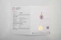 6.08 Ct Rectangular Cushion Mixed Cut Kunzite 14K Gold Pendant