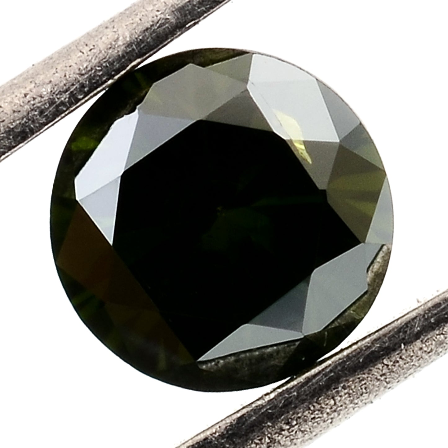 0.56 Green Diamond Round Loose Gemstone