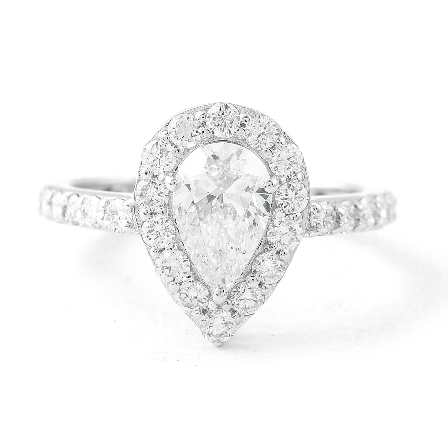 1.92 Carats Lab Grown Diamond 14K Gold Ring