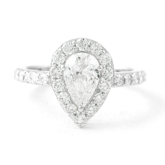 1.92 Carats Lab Grown Diamond 14K Gold Ring