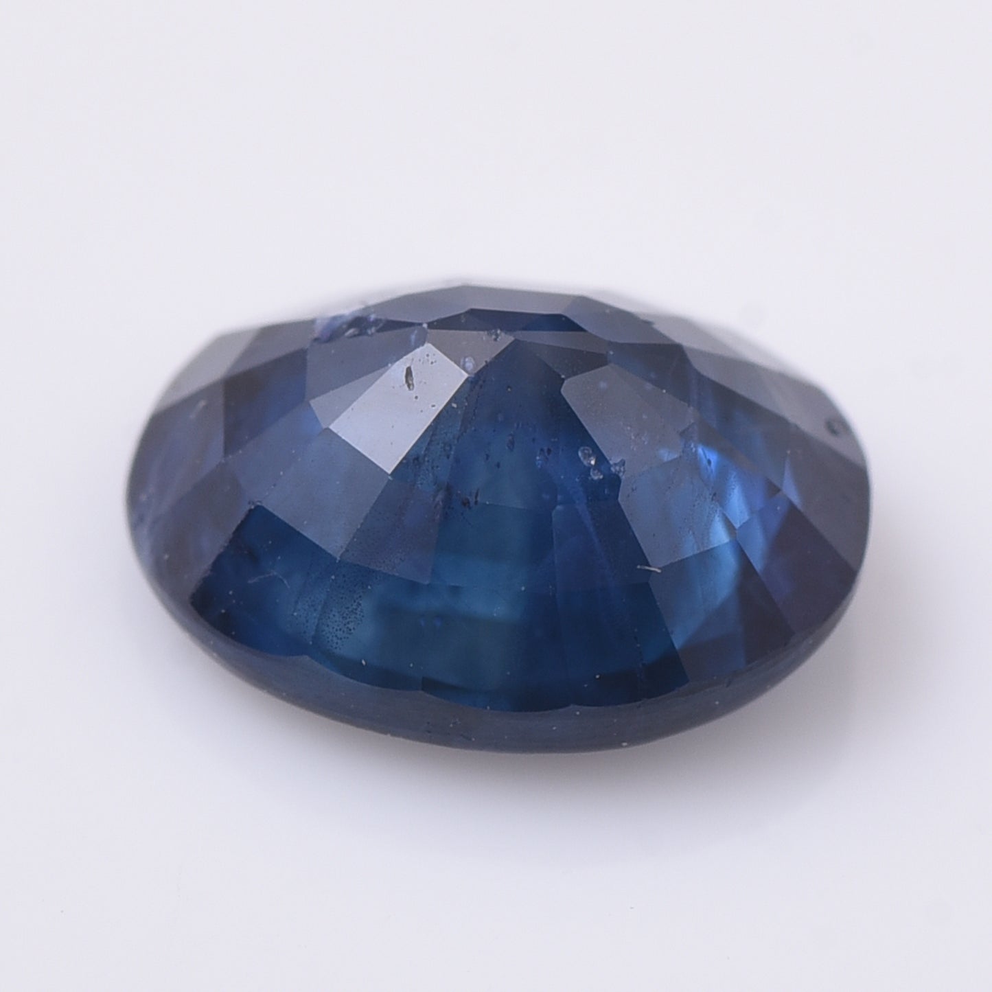1.56 Natural Corundum Sapphire Oval Mixed Cut Gemstone