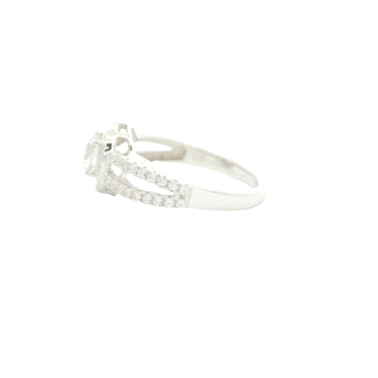 3.93 Ct Cubic Zirconia 925 Sterling Silver Ring