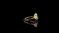 2.01 Ct Oval Natural Sapphire 14K Gold Ring