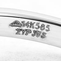 2.19 Carats Lab Grown Diamond 14K Gold Ring