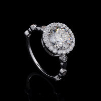 2.41 Carats Lab Grown Diamond 14K Gold Ring