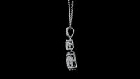 3.40 Carats Lab Grown Diamond 14K Gold Pendant