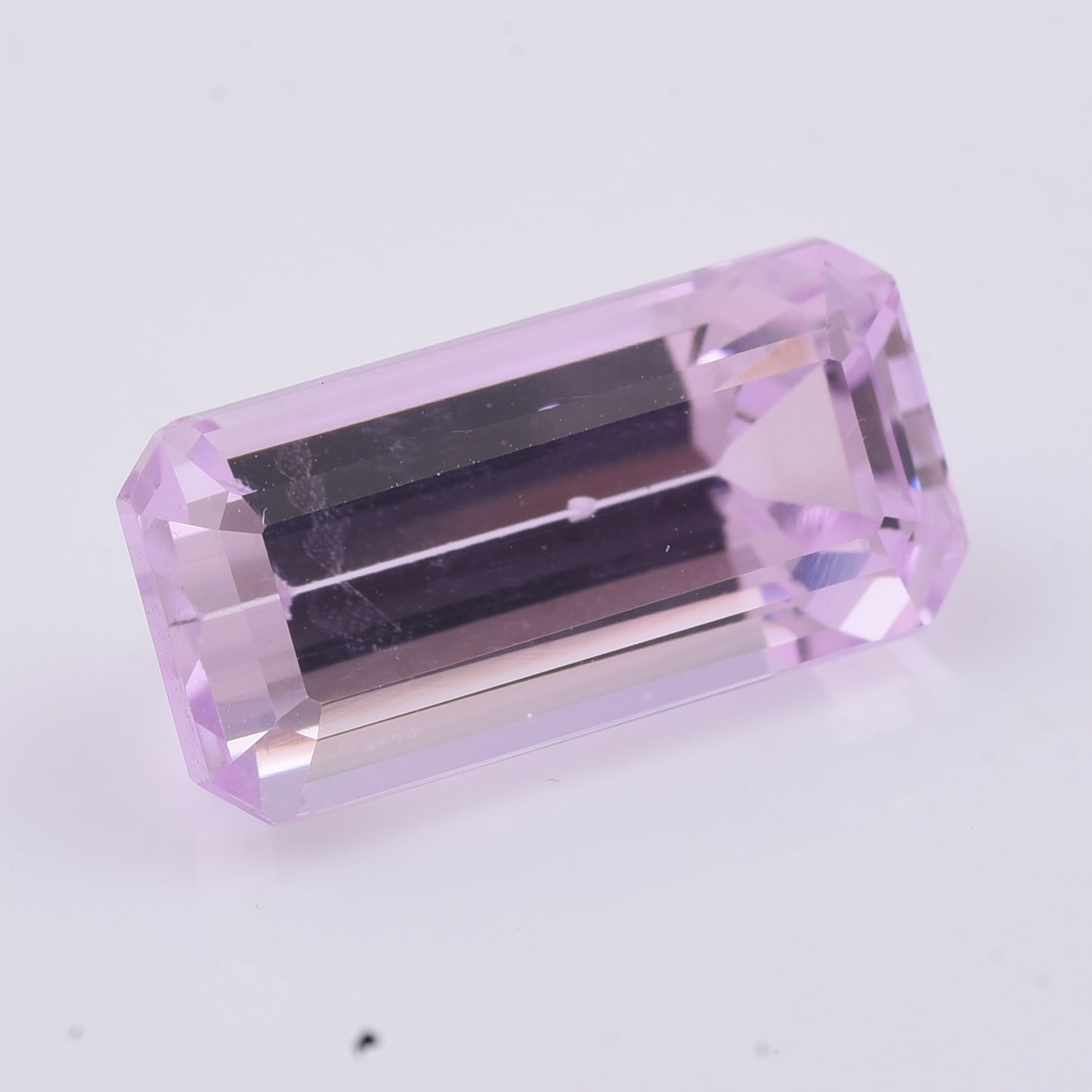 16.63 Natural Spodumene Kunzite Emerald Cut Gemstone