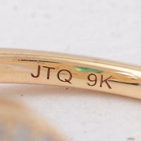 2.02 Ct Oval Emerald 9K Gold Ring