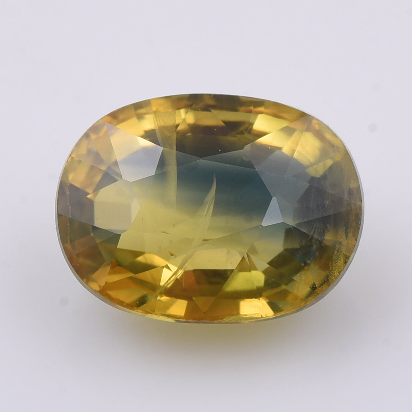 2.83 Natural Corundum Yellow Sapphire Oval Mixed Cut Gemstone