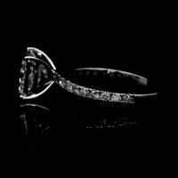 3.27 Carats Lab Grown Diamond 14K Gold Ring