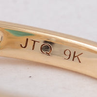 1.52 Ct Pear Emerald 9K Gold Ring