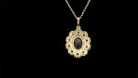 1.83 Ct Oval Tourmaline 14K Gold Pendant