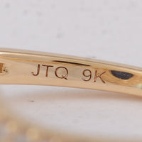 1.63 Ct Oval Sapphire 9K Gold Ring