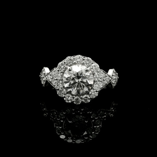 2.12 Carats Lab Grown Diamond 14K Gold Ring