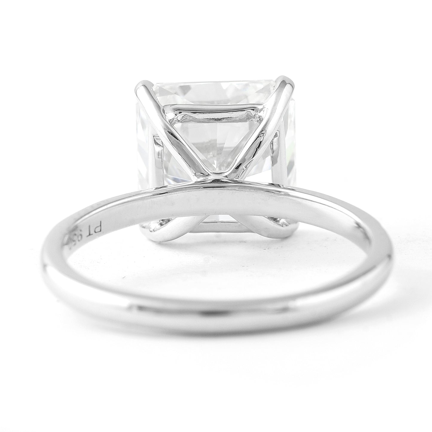 4.73 Carats Lab Grown Diamond 950 Platinum Ring