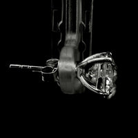 3.35 Carats Lab Grown Diamond 14K Gold Earrings