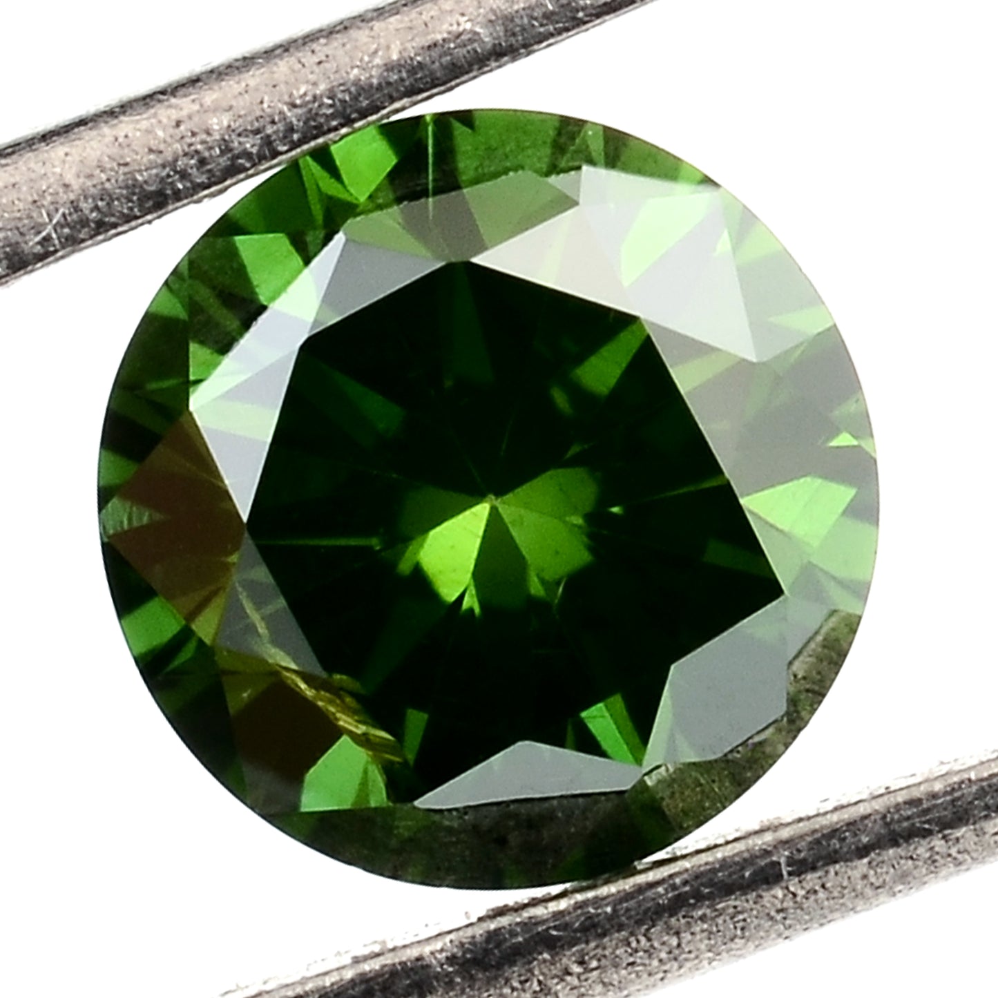 0.60 Green Diamond Round Loose Gemstone