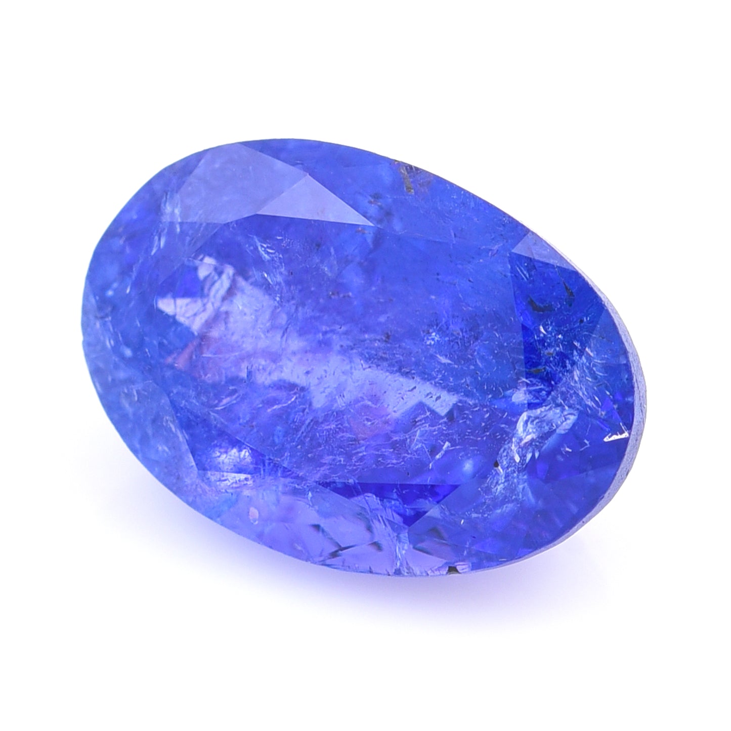 5.12 Natural Zoisite Tanzanite Oval Mixed Cut Gemstone