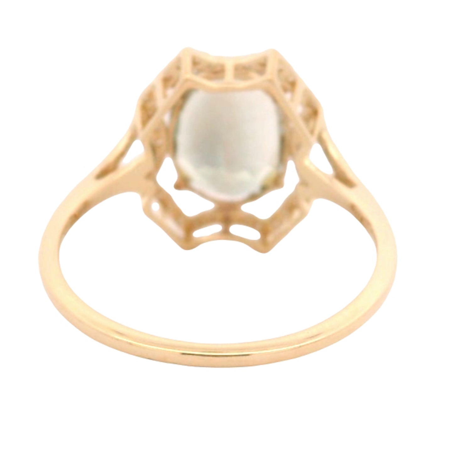 1.93 Ct Oval Oregon Sunstone 14K Gold Ring